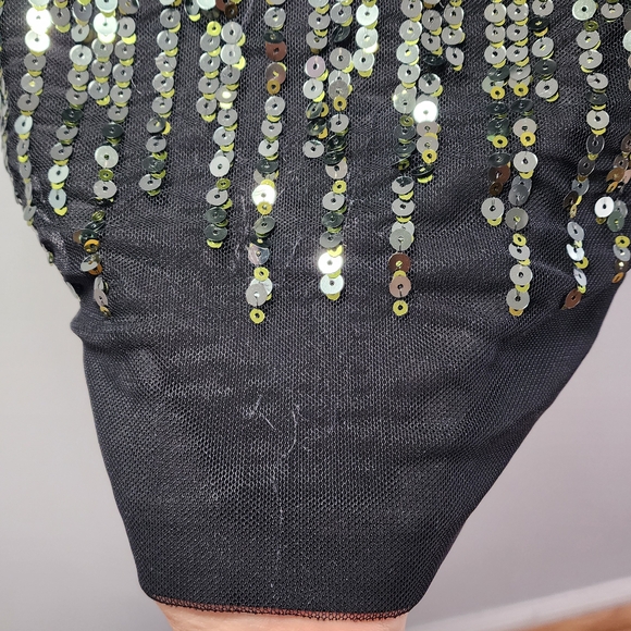 bebe Sequin Mini/ Midi Party Dress Size XS - Picture 8 of 9